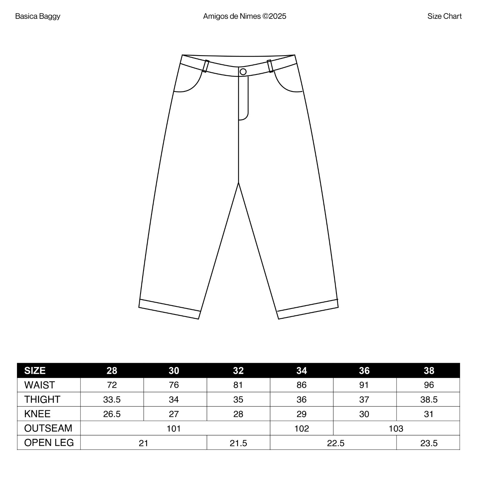 Baggy Black Jeans - Basica Man