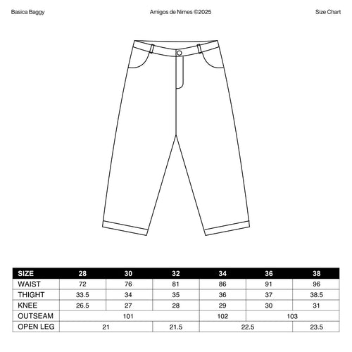 Baggy Black Jeans - Basica Man