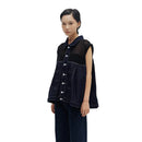 Carmen Half Mesh Vest - Blue or Love Collection