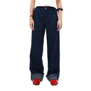 Wide Leg  Blue Jeans - Basica Women