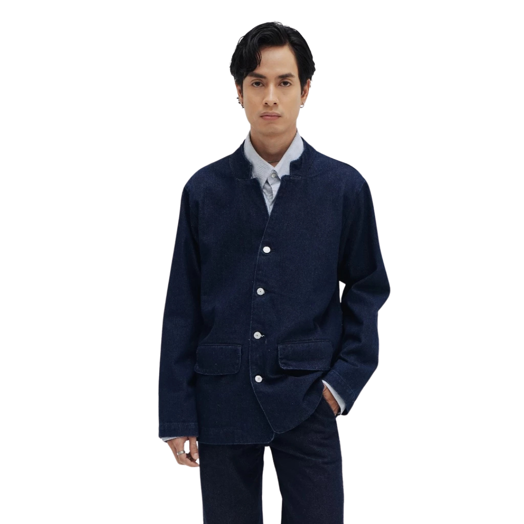 Miles Blazer Denim - Blue or Love Collection