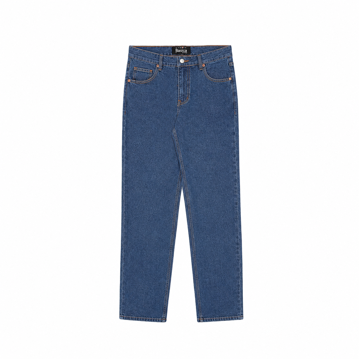 Slim Tapered Blue Jeans - Basica Man