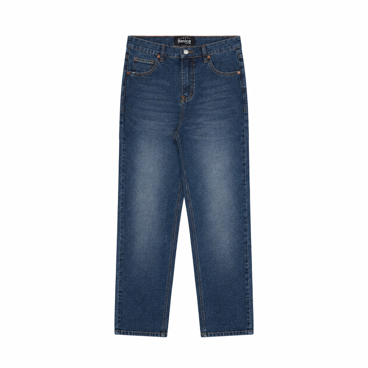 Slim Tapered Blue Jeans - Basica Man