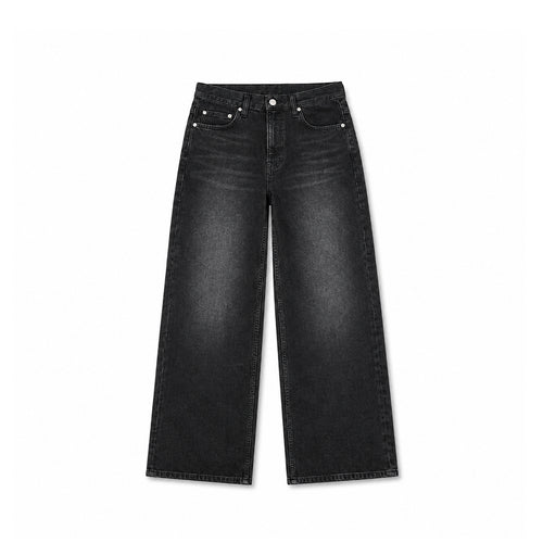 Regular Straight Black Jeans - Basica Man