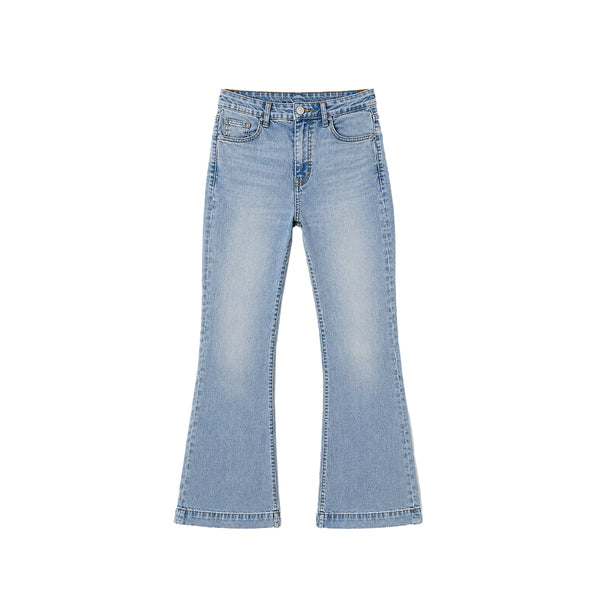 Flare Blue Jeans - Basica Women