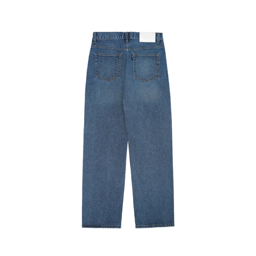 Regular Straight Blue Jeans - Basica Man