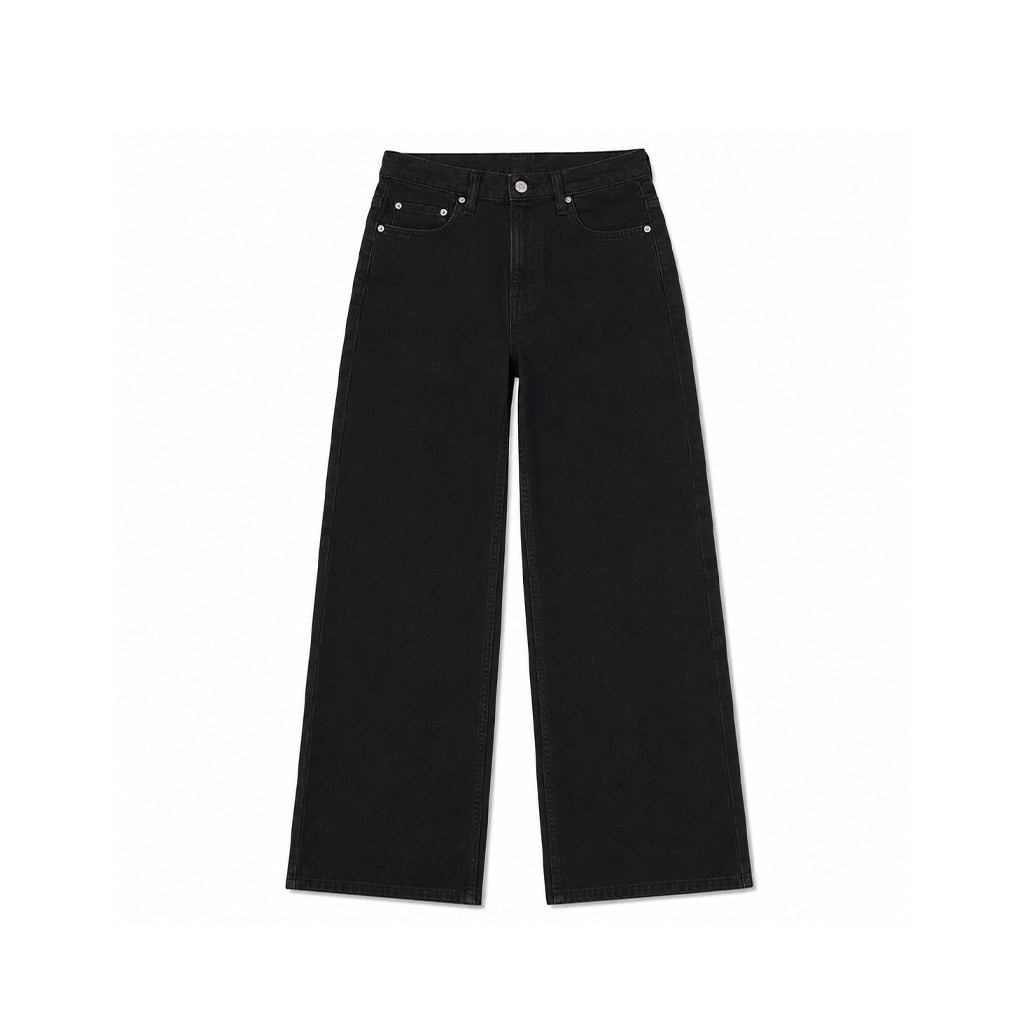Regular Straight Black Jeans - Basica Man