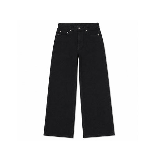 Regular Straight Black Jeans - Basica Man