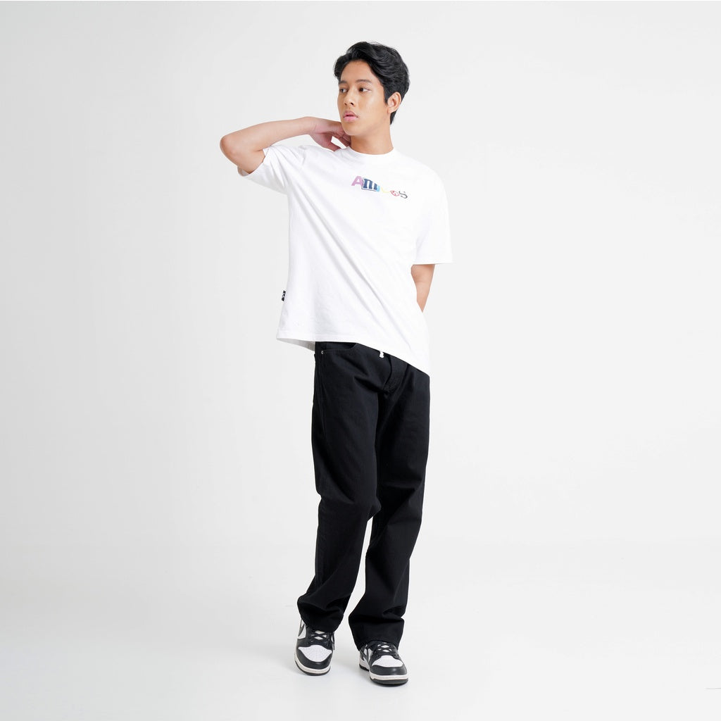 Regular Straight Black Jeans - Basica Man
