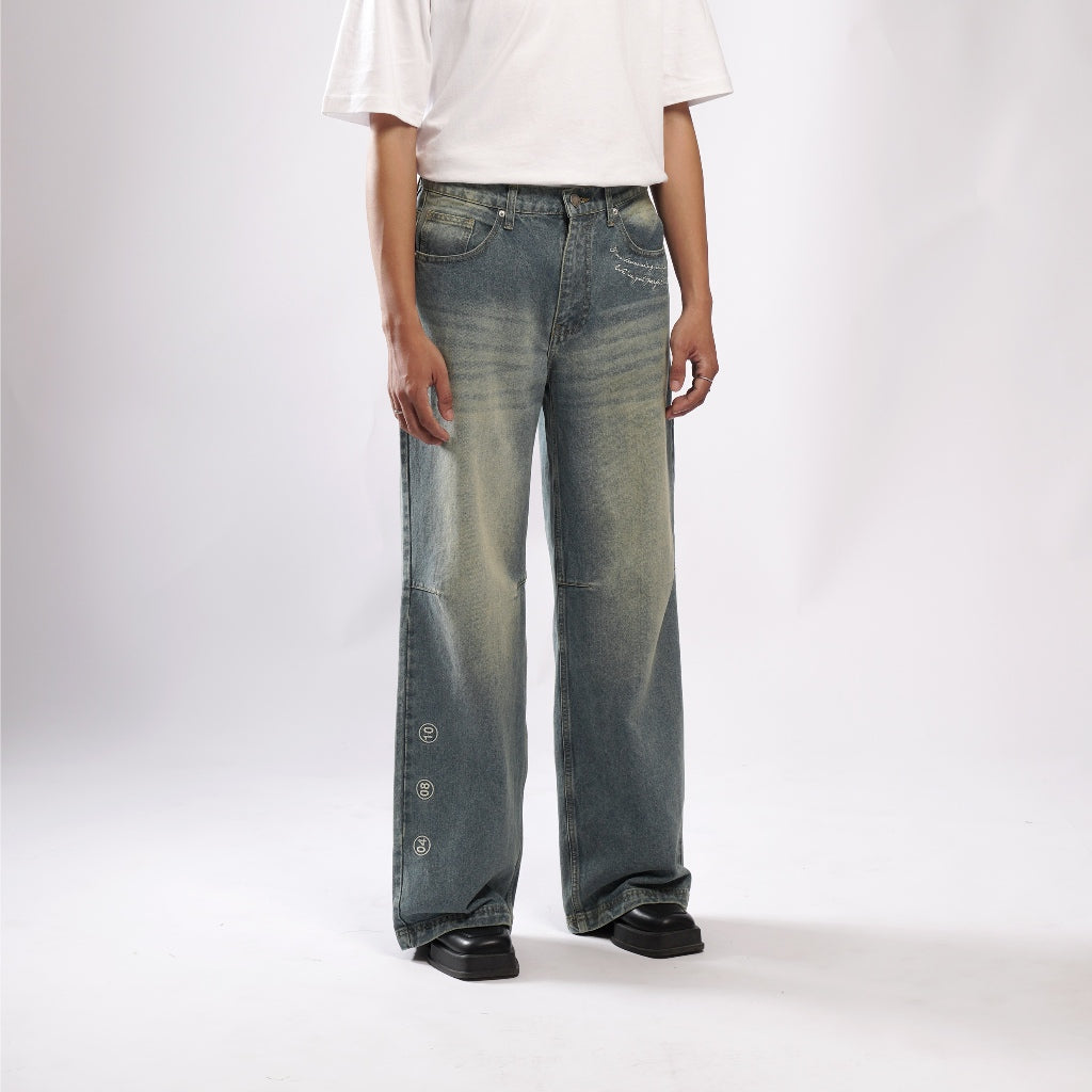 London Dessert Wash - Wide Denim