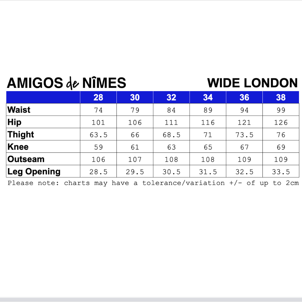 London Dessert Wash - Wide Denim