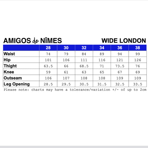 London Dessert Wash - Wide Denim