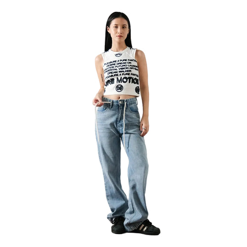 Louise Sky Blue - Loose Jeans