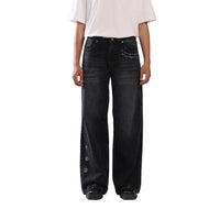 London Dark Charcoal - Wide Denim