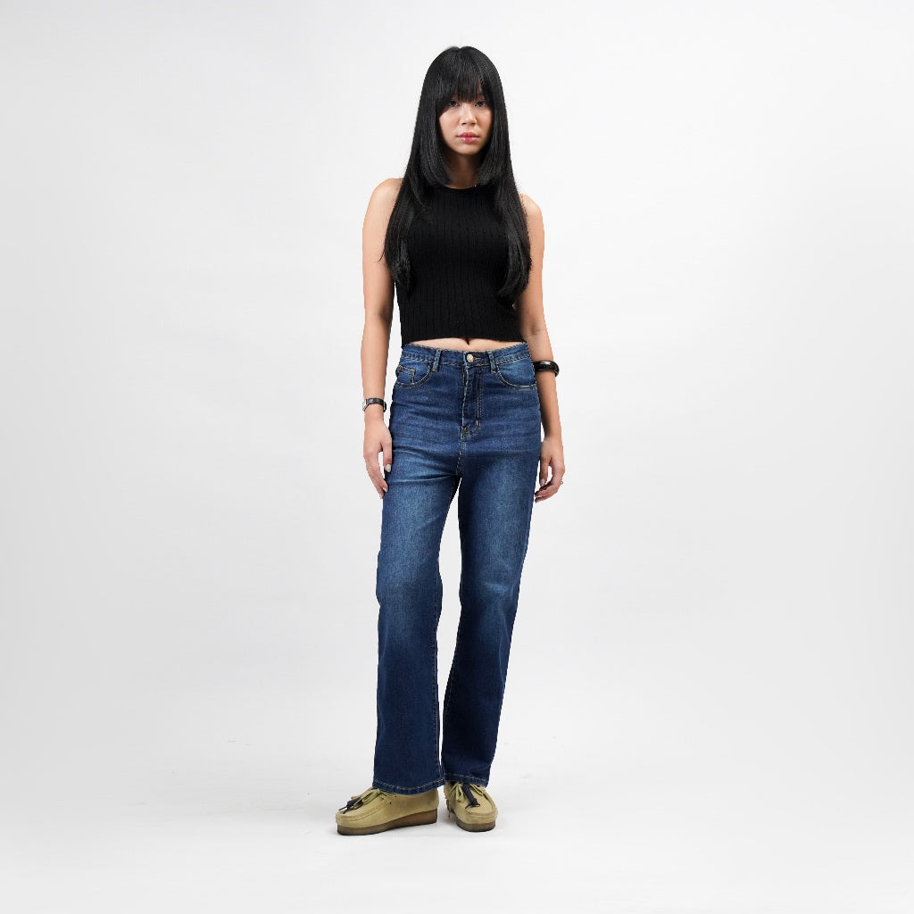 Straight Cut Blue - Basica Women