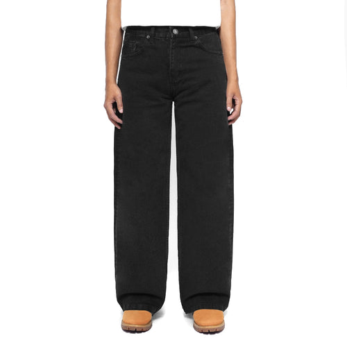 Wide Leg Black Jeans - Basica Man