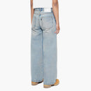 Wide Leg Blue Jeans - Basica Man
