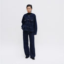 Fitz Side Pleat Pants - Blue or Love Collection