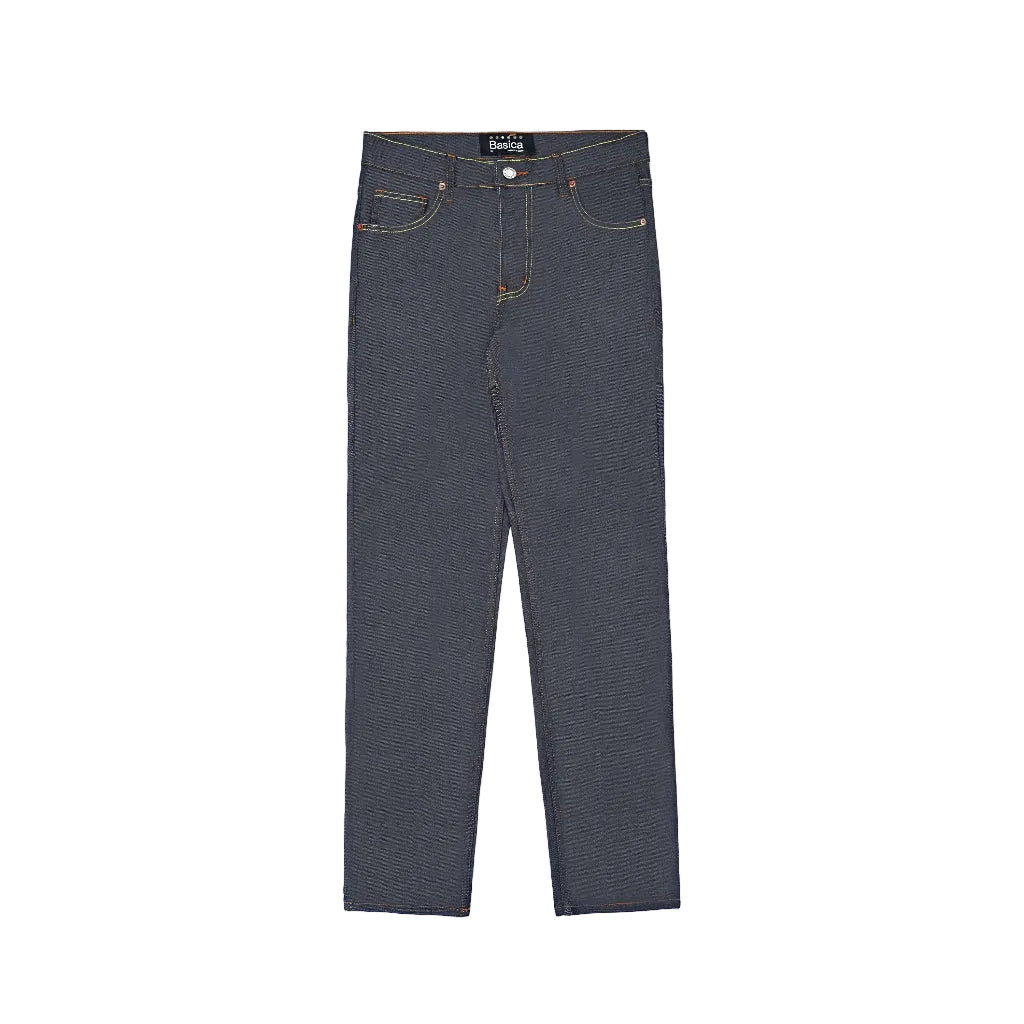 Slim Tapered Blue Jeans - Basica Man