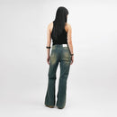 Flare Blue Jeans - Basica Women