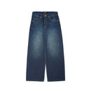 Wide Leg Blue Jeans - Basica Man