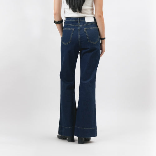 Flare Blue Jeans - Basica Women