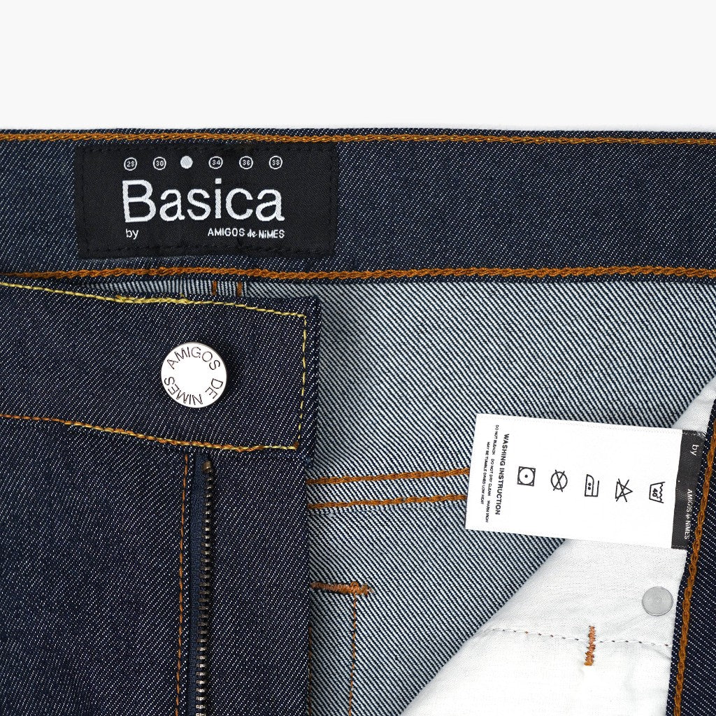 Slim Tapered Blue Jeans - Basica Man