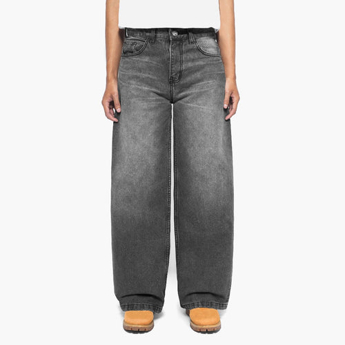 Wide Leg Black Jeans - Basica Man