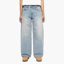 Wide Leg Blue Jeans - Basica Man