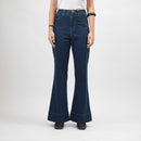 Flare Blue Jeans - Basica Women