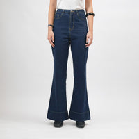 Flare Blue Jeans - Basica Women