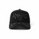 Black Warped - Topi Baseball 6 Panel