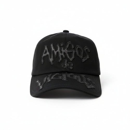 Black Warped - Topi Baseball 6 Panel