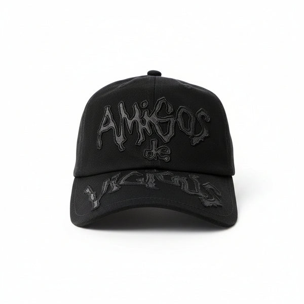 Black Warped - Topi Baseball 6 Panel