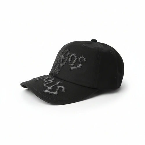 Black Warped - Topi Baseball 6 Panel