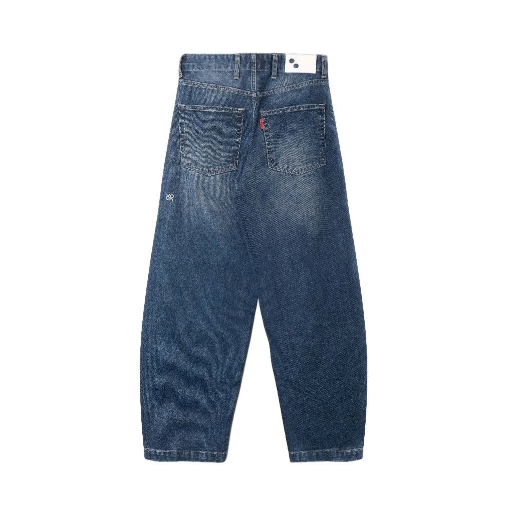 Amomento Barrel Blue Faded Wash - Celana Jeans Barrel