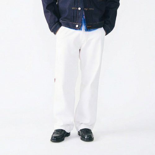 Arise Baggy Cream - Celana Panjang Baggy Jeans Denim