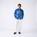 Arise Laser Embro - Kemeja Wash Denim