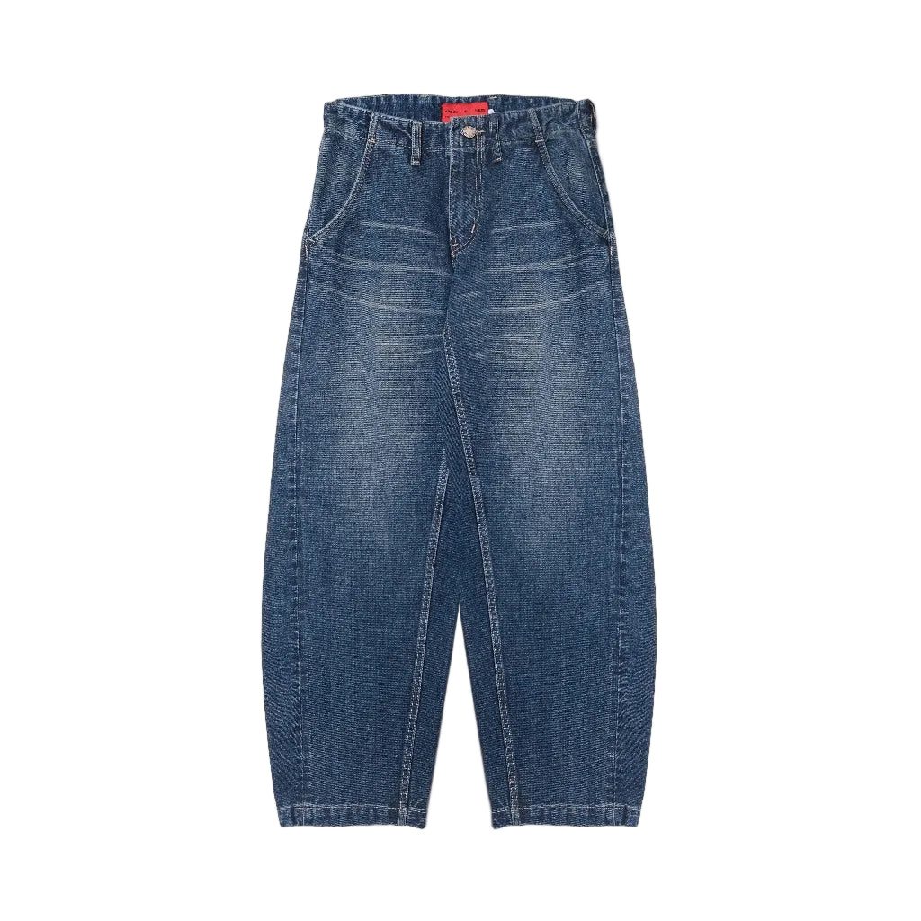Amomento Barrel Blue Faded Wash - Celana Jeans Barrel