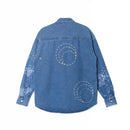 Arise Laser Embro - Kemeja Wash Denim